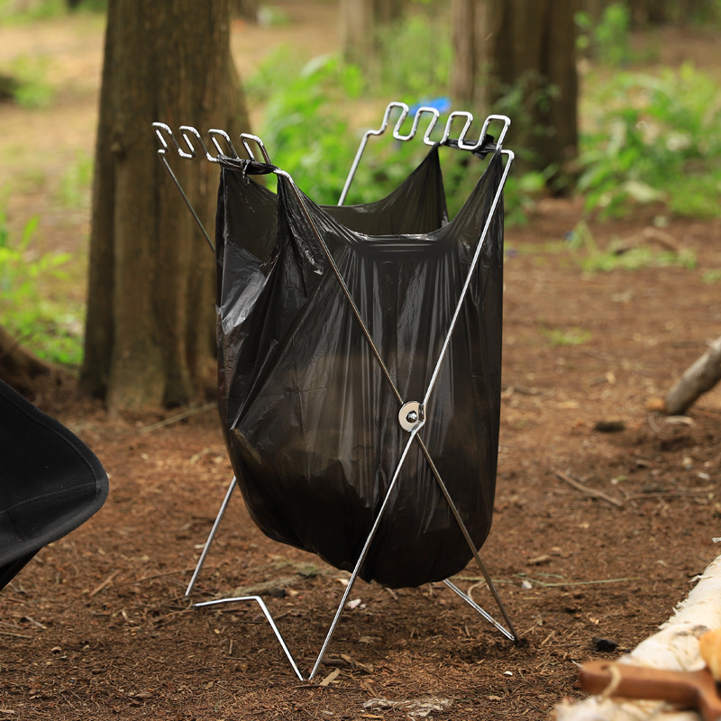 حامل أكياس القمامة المحمول الق - مراجعة Camping Cooking Lightweight وسعره