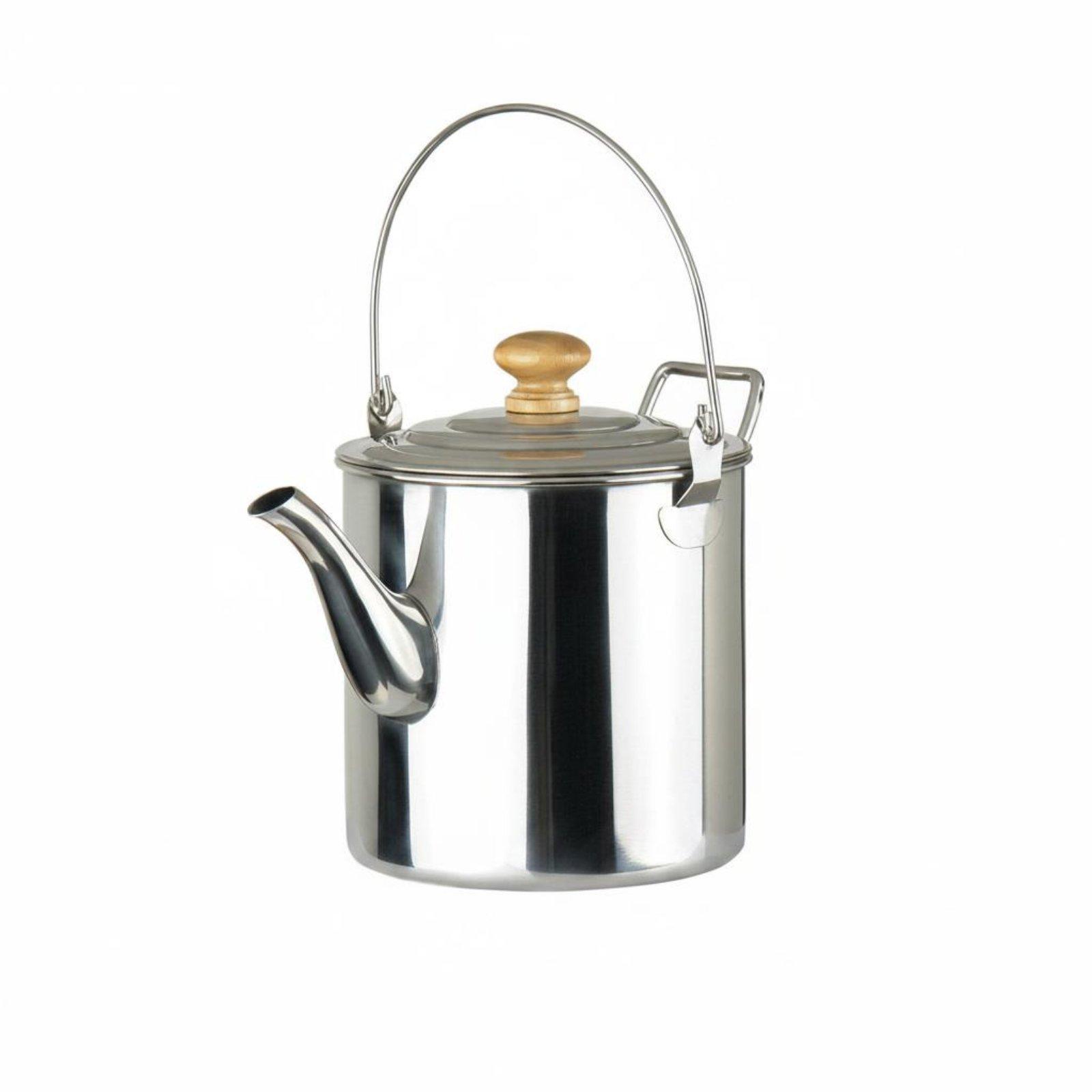وعاء طهي محمول من الفولاذ المق - مراجعة Camping Cooking Set With Kettle وسعره