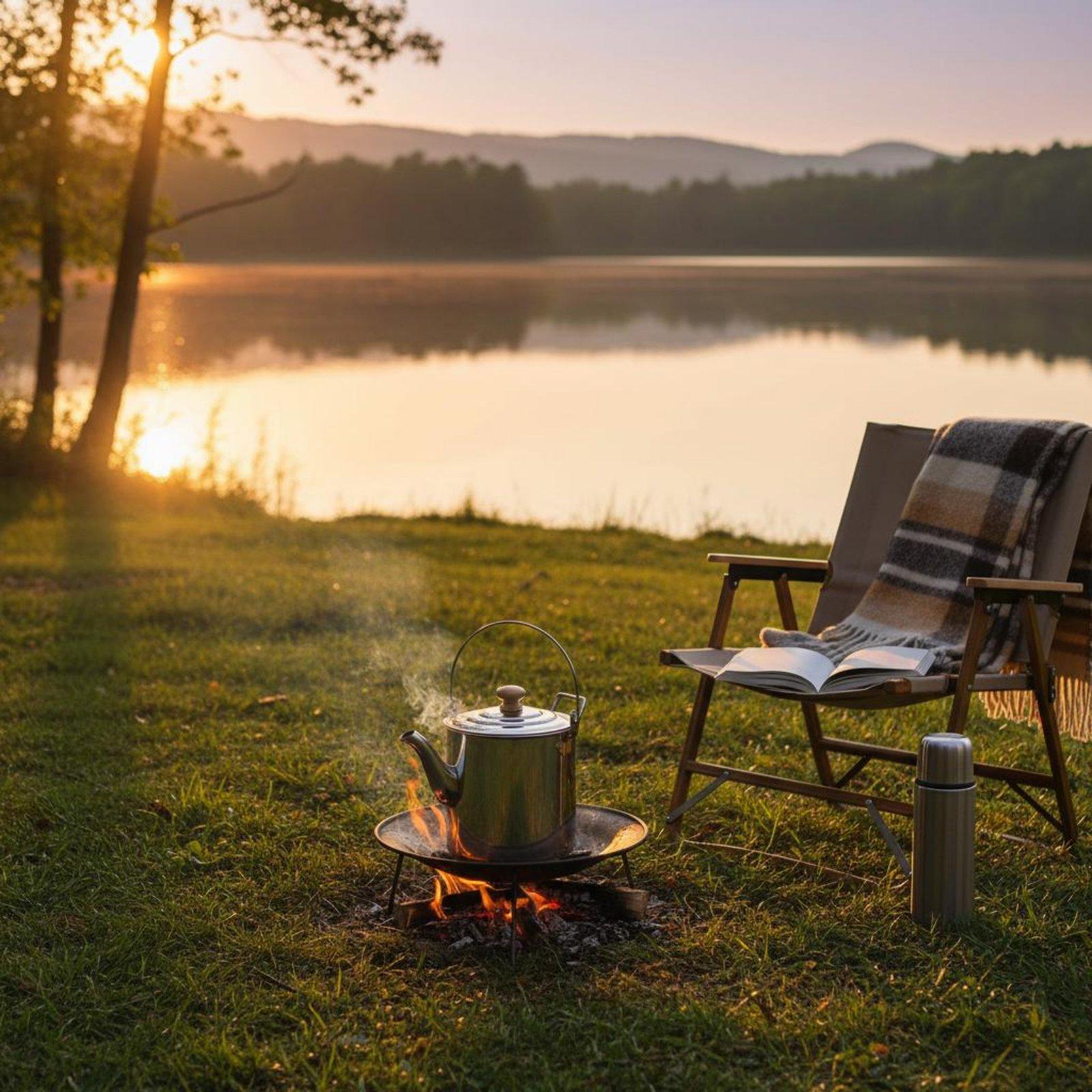وعاء طهي محمول من الفولاذ المق - مراجعة Camping Cooking Set With Kettle وسعره