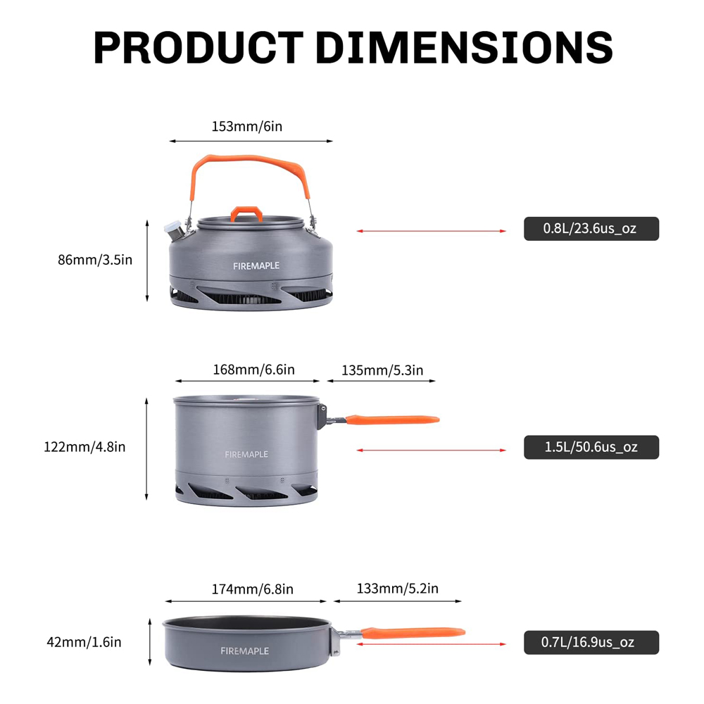 النار القيقب التخييم تجهيزات ا - مراجعة Camping Cooking Accessories Set وسعره