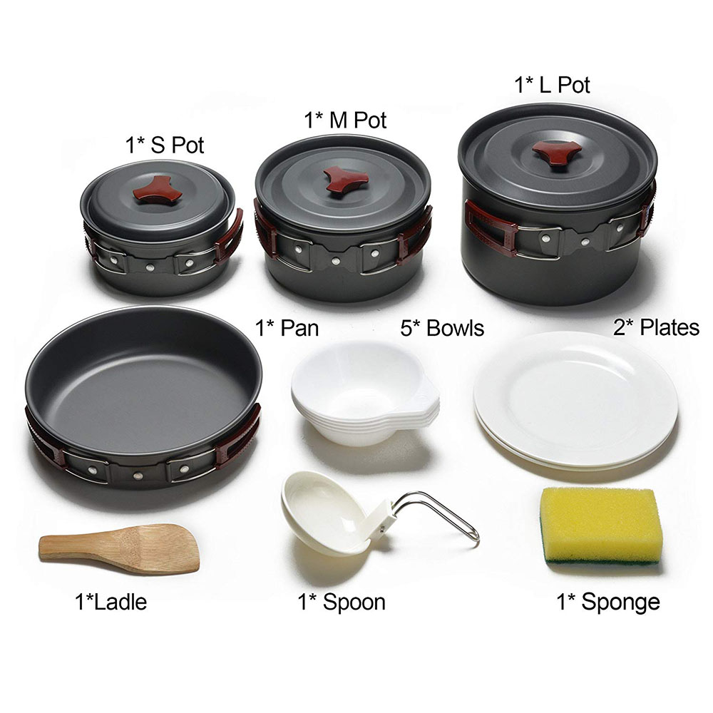 طقم أدوات طهي للتخييم في الهوا - مراجعة Camping Cooking Lightweight وسعره