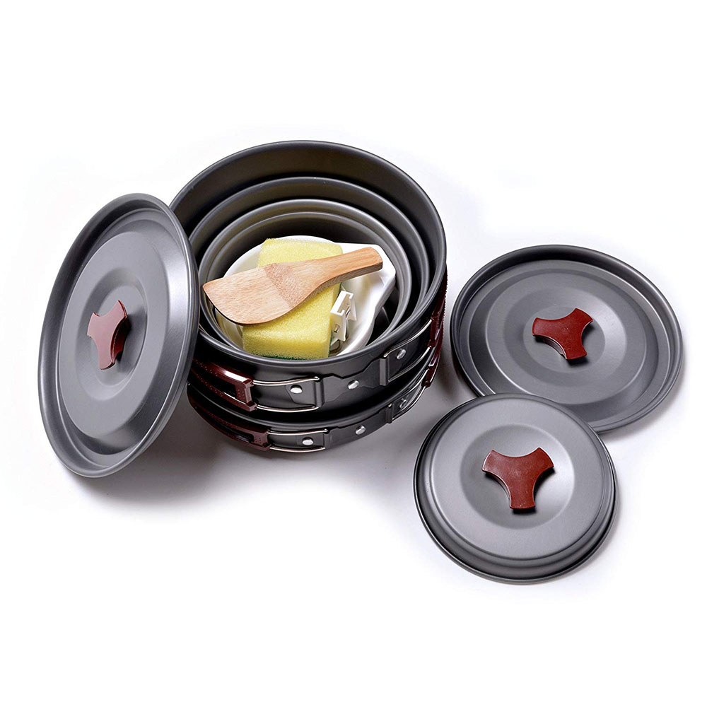 طقم أدوات طهي للتخييم في الهوا - مراجعة Camping Cooking Lightweight وسعره
