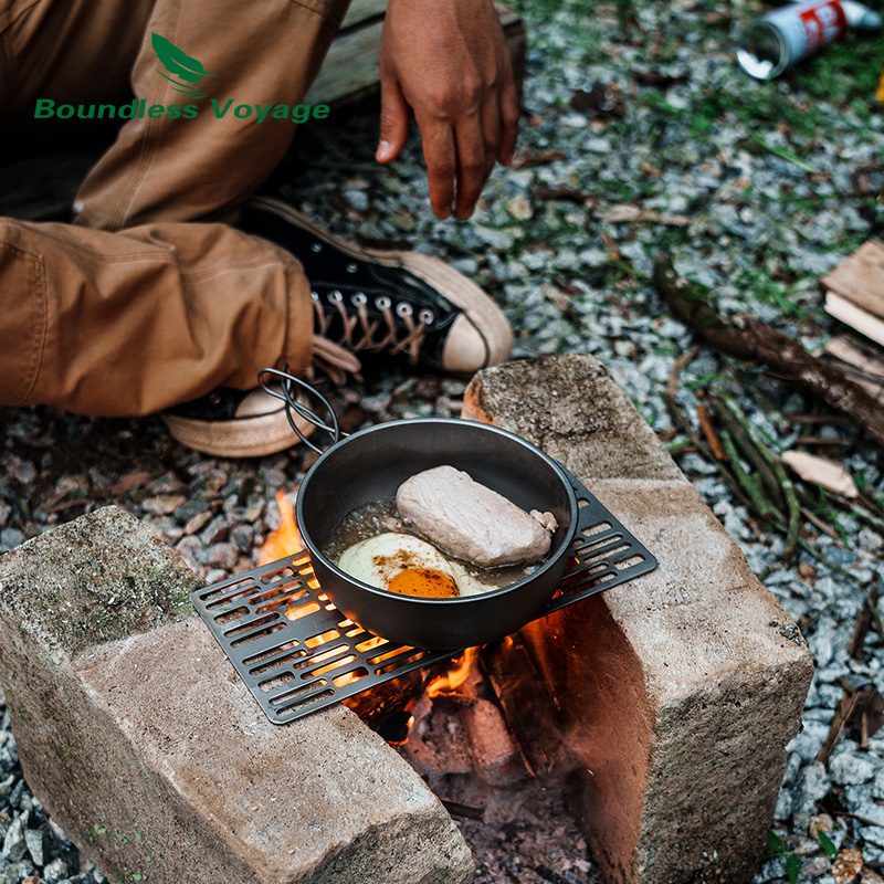 طبق شواء شواء من التيتانيوم ،  - مراجعة Camping Cooking And Eating وسعره