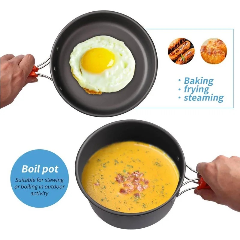 مجموعة أدوات الطهي للتخييم، أد - مراجعة Camping Cooking Accessories Set وسعره