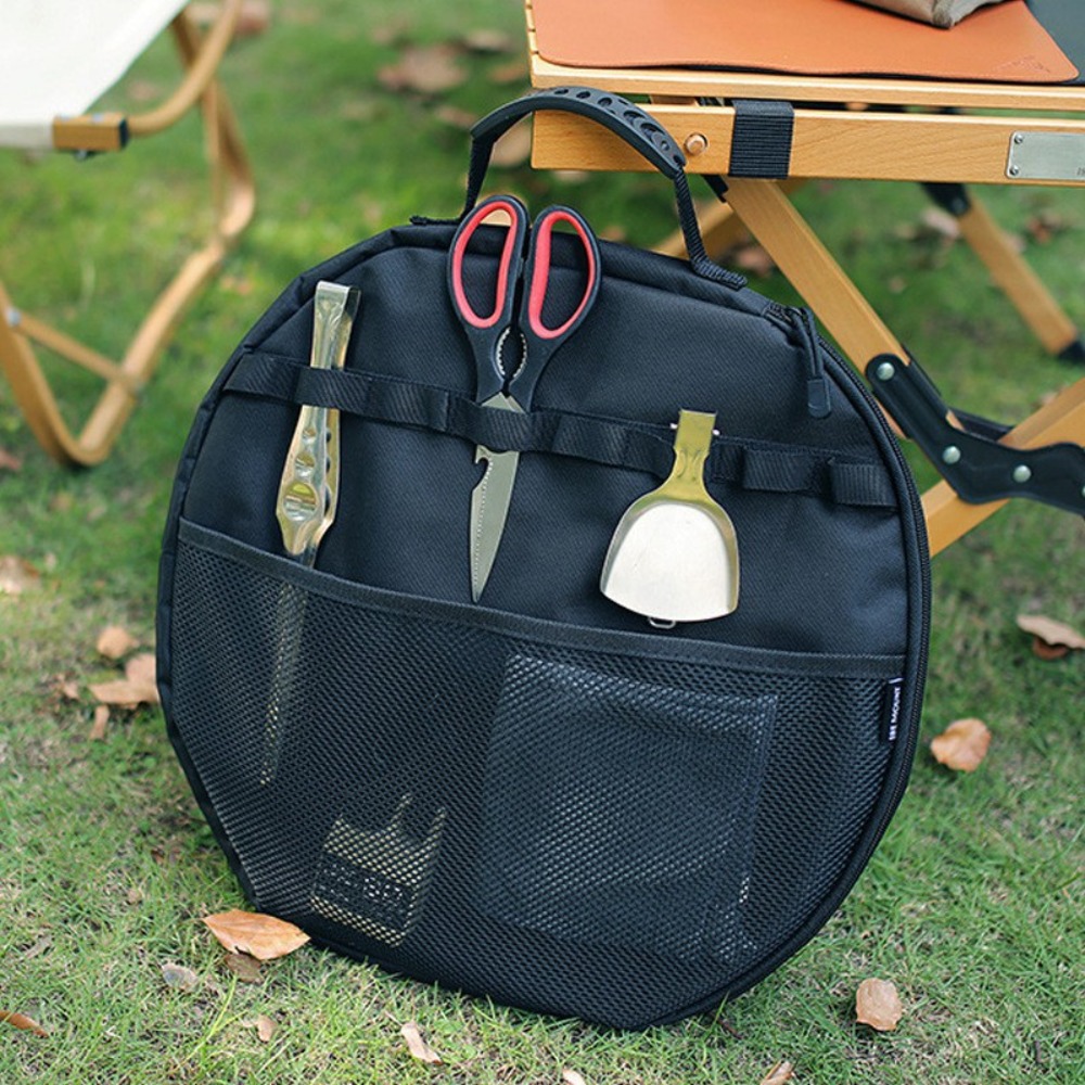 حقيبة تخزين لمقلاة الشواء، حقي - مراجعة Camping Cooking Range وسعره